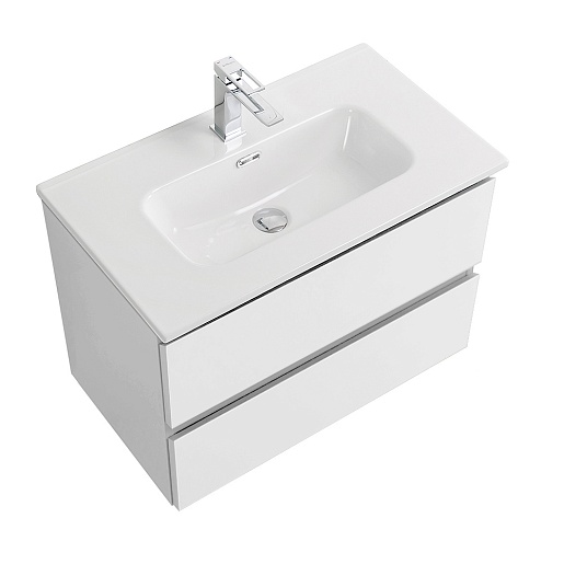 BelBagno Тумба с раковиной Kraft 39-60 подвесная Bianco Opaco с раковиной BB600/390ETL – картинка-5
